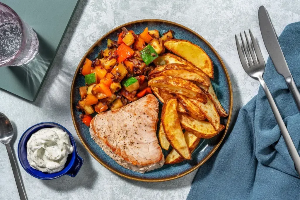 accompagner steak de thon pommes de terre