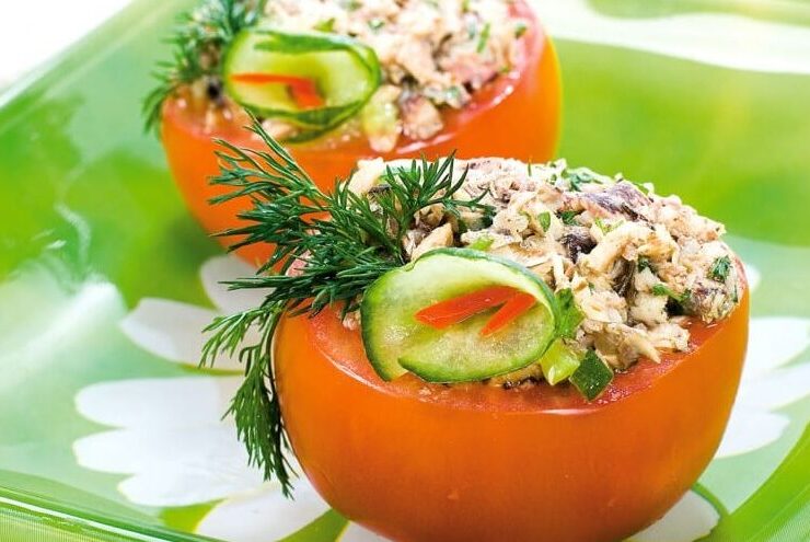 tomates farcies riz au four