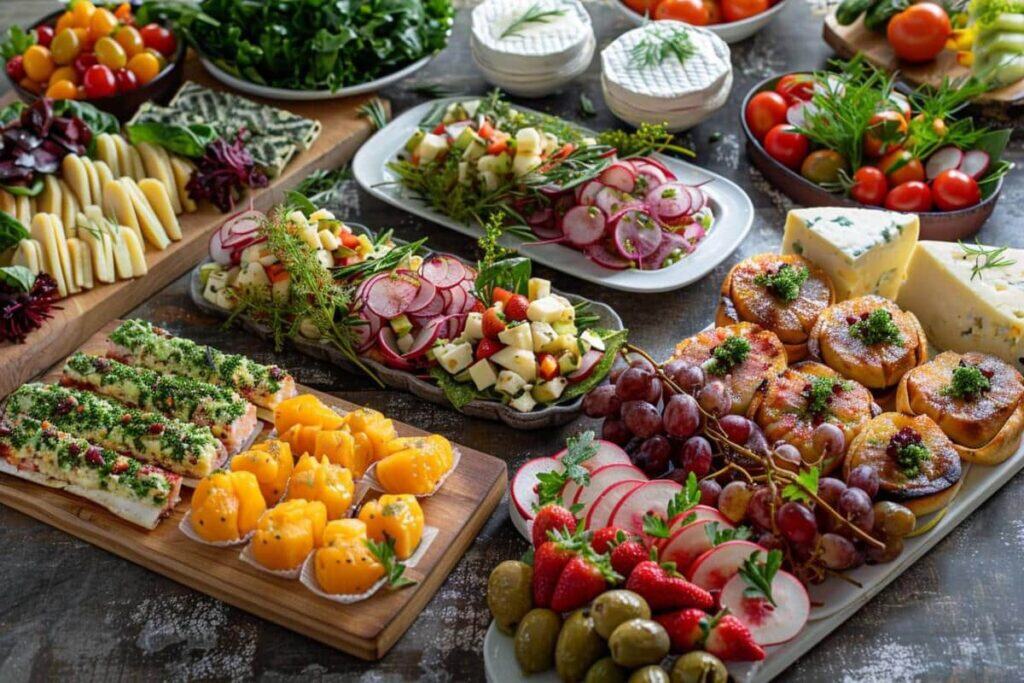 apéritif dinatoire a preparer a l'avance facile pas cher