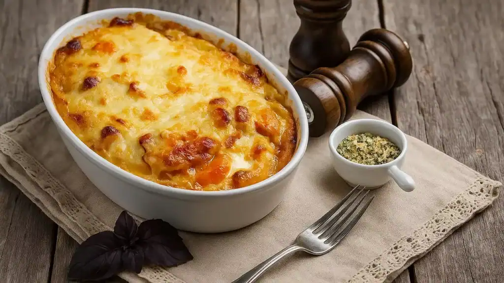 recette gratin patate douce lait de coco