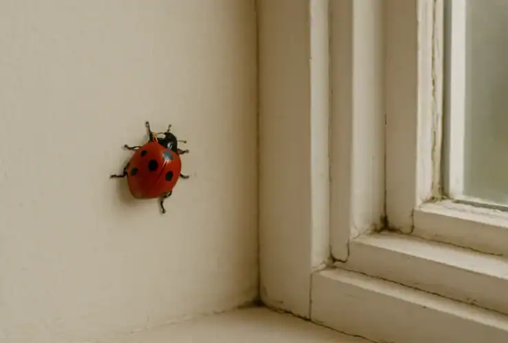 coccinelle dans la maison