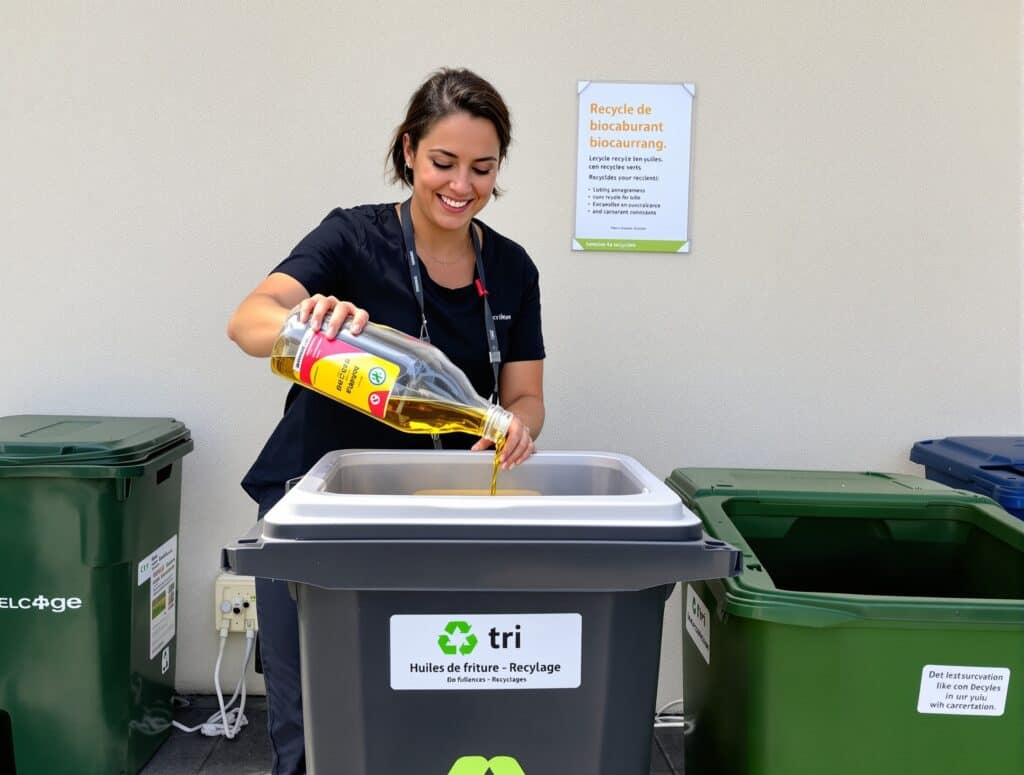 Comment se débarrasser de la vieille huile de friture