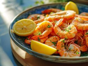 crevettes marinées froides apéro