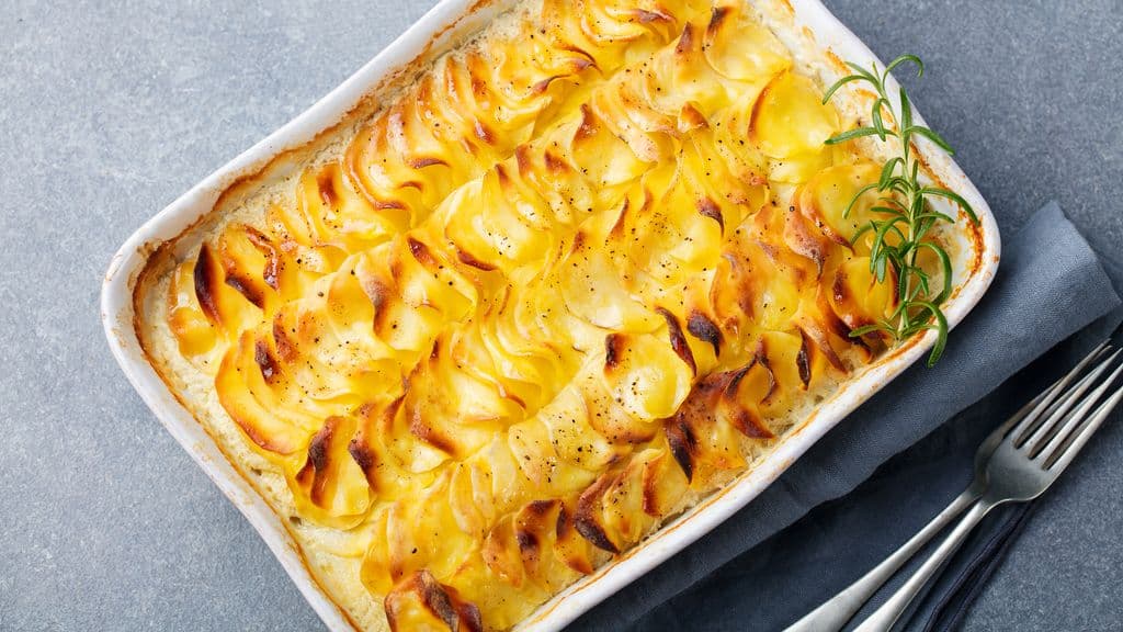 Gratin dauphinois au lait sans crème cuisson