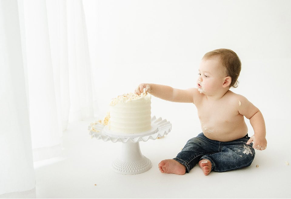 Smash cake pour bébé