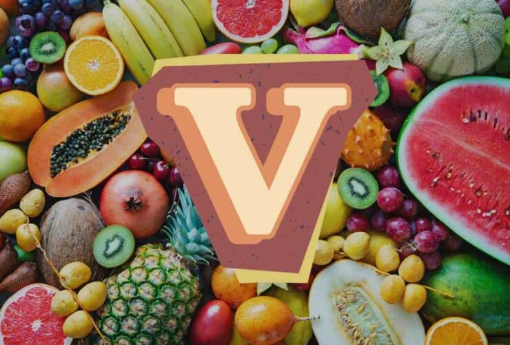 fruits commençant par la lettre V