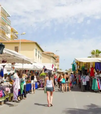 le marché de Vintimille