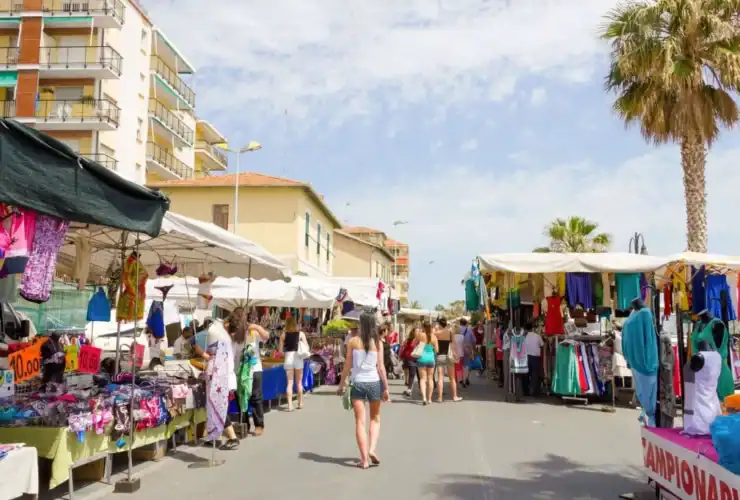 le marché de Vintimille