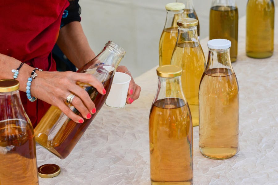 mère de vinaigre stockage