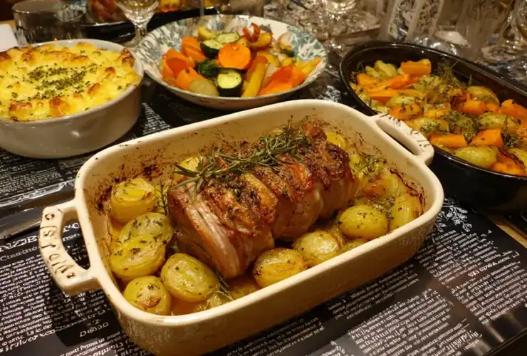 Accompagnement pour rôti de porc Orloff