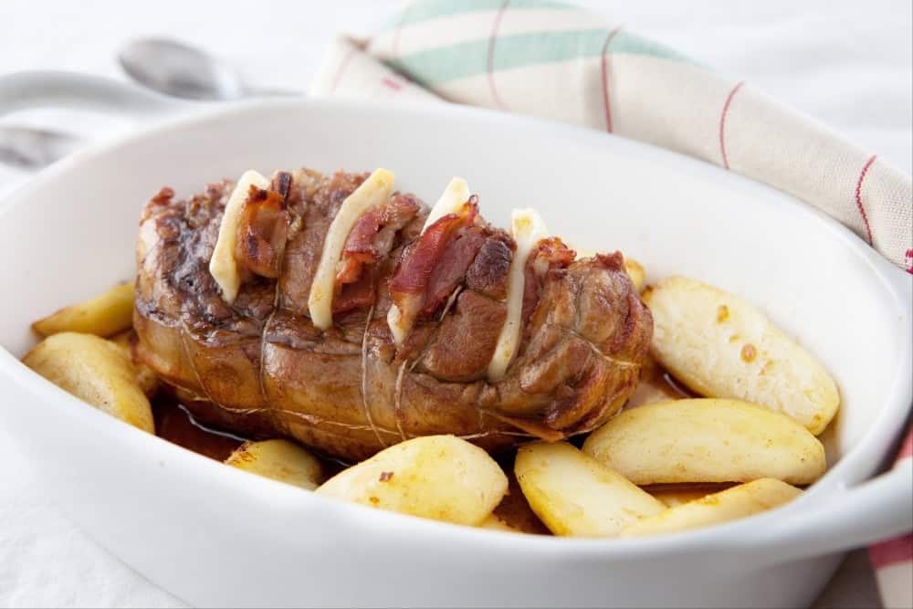 Accompagnement pour rôti de porc Orloff cuisson