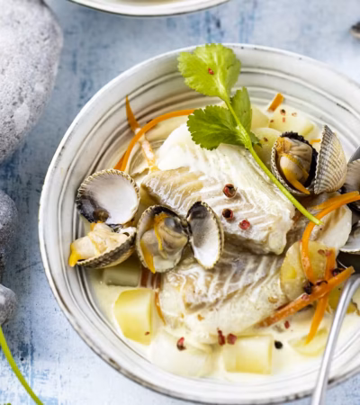 Brochet au court-bouillon