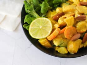 Courgettes aigre-douce au curry