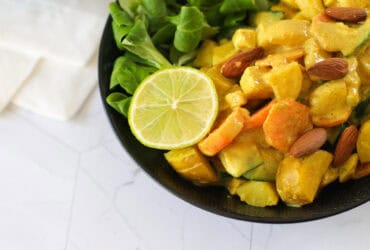 Courgettes aigre-douce au curry