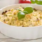 Crumble de légumes au parmesan