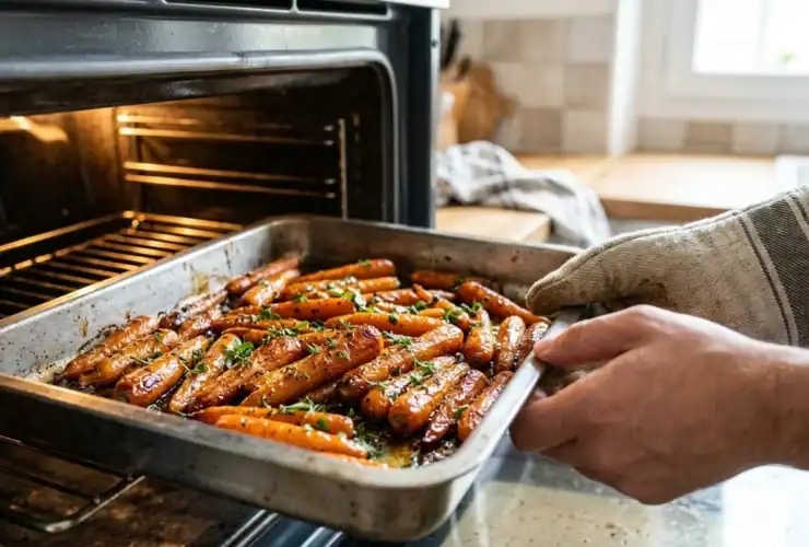 Cuisson des carottes au micro-ondes