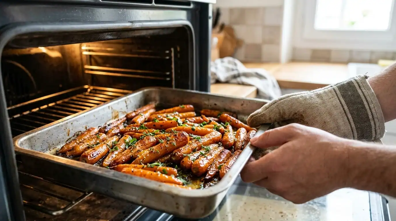 Cuisson des carottes au micro-ondes