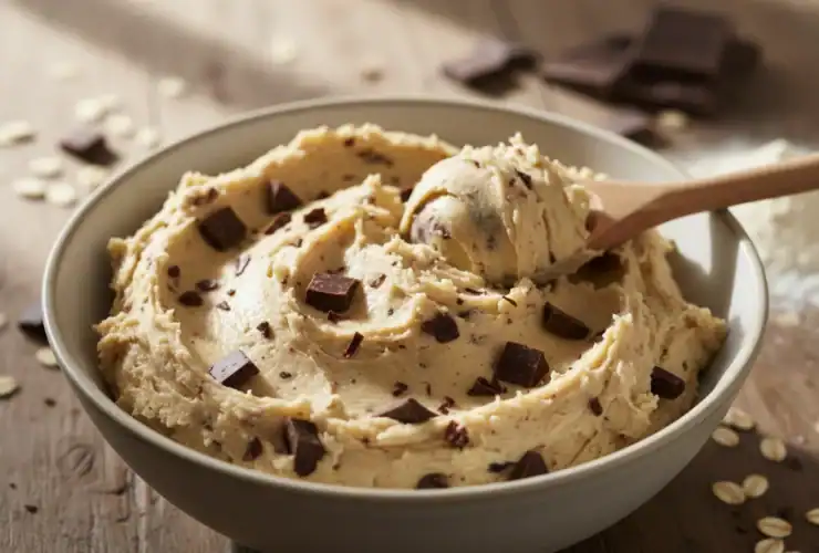 Pâte à cookie crue maison