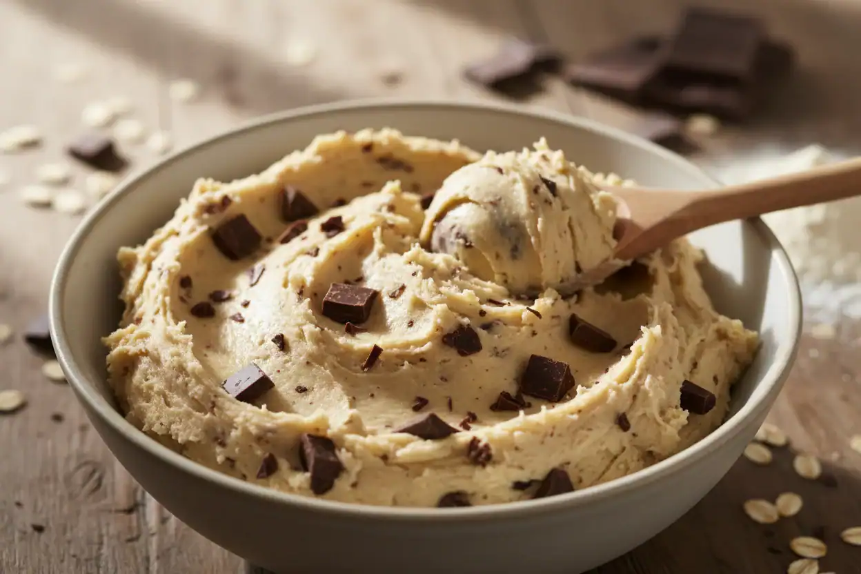 Pâte à cookie crue maison