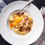 Pâtes carbonara au guanciale