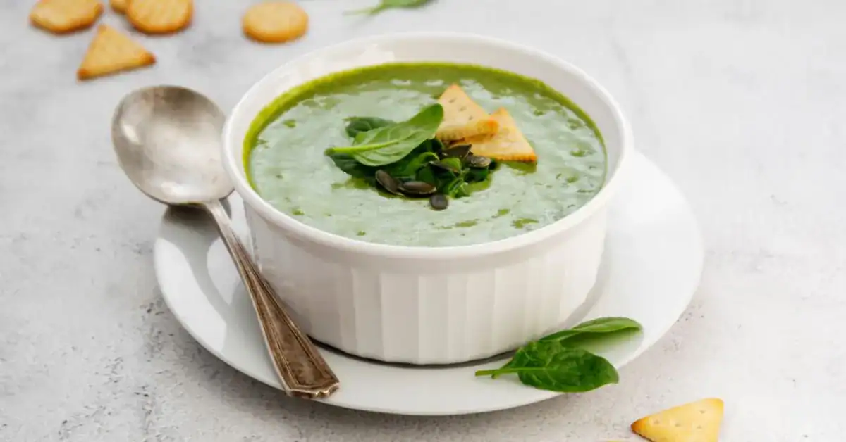 Potage de fanes de radis