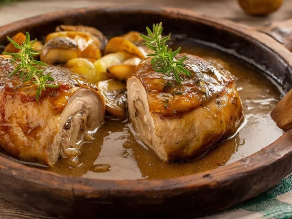 paupiette de porc au four