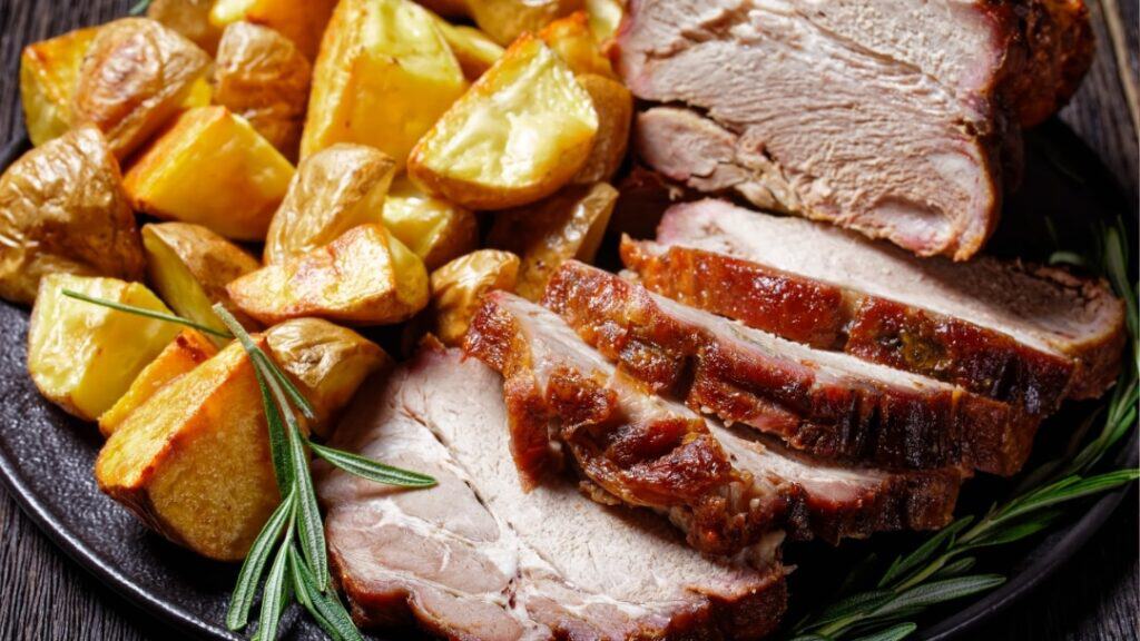 Recette de rôti de porc au air fryer recette
