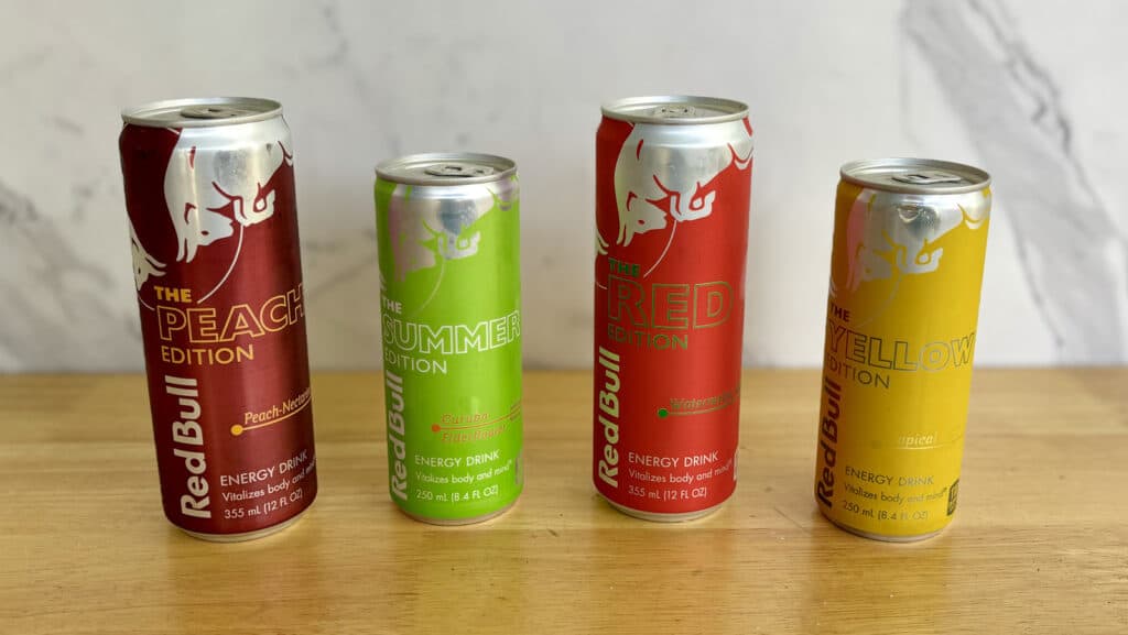 Red Bull rare cannette