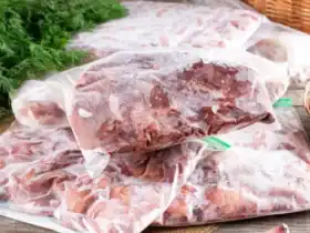 Viande congelée depuis 3 ans