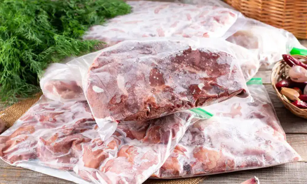 Viande congelée depuis 3 ans
