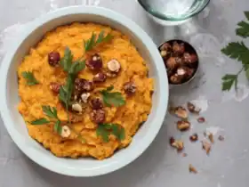 purée de carotte comme accompagnement repas