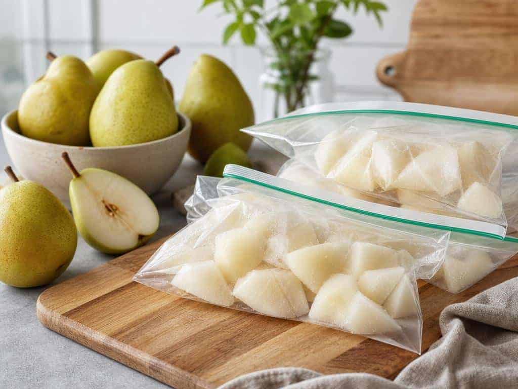 Congeler des poires : la méthode complète pour préserver saveur et texture 3 Congeler des poires techniques