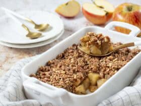 Crumble aux pommes et aux amandes 1