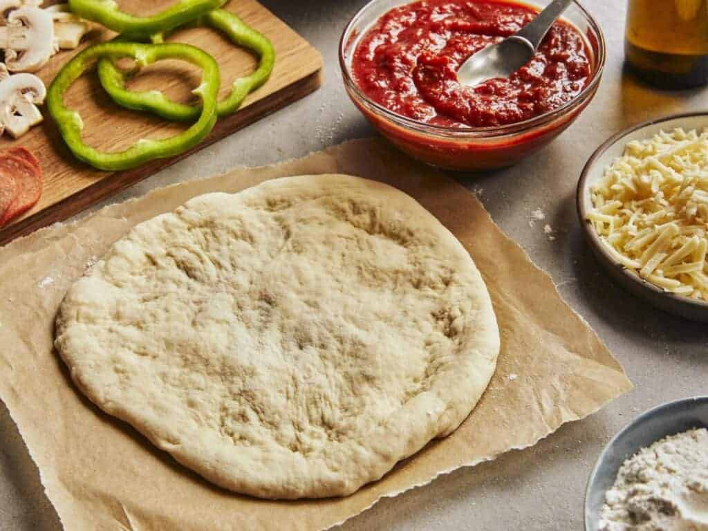 Pâtes à pizza sans levure boulangère dosage