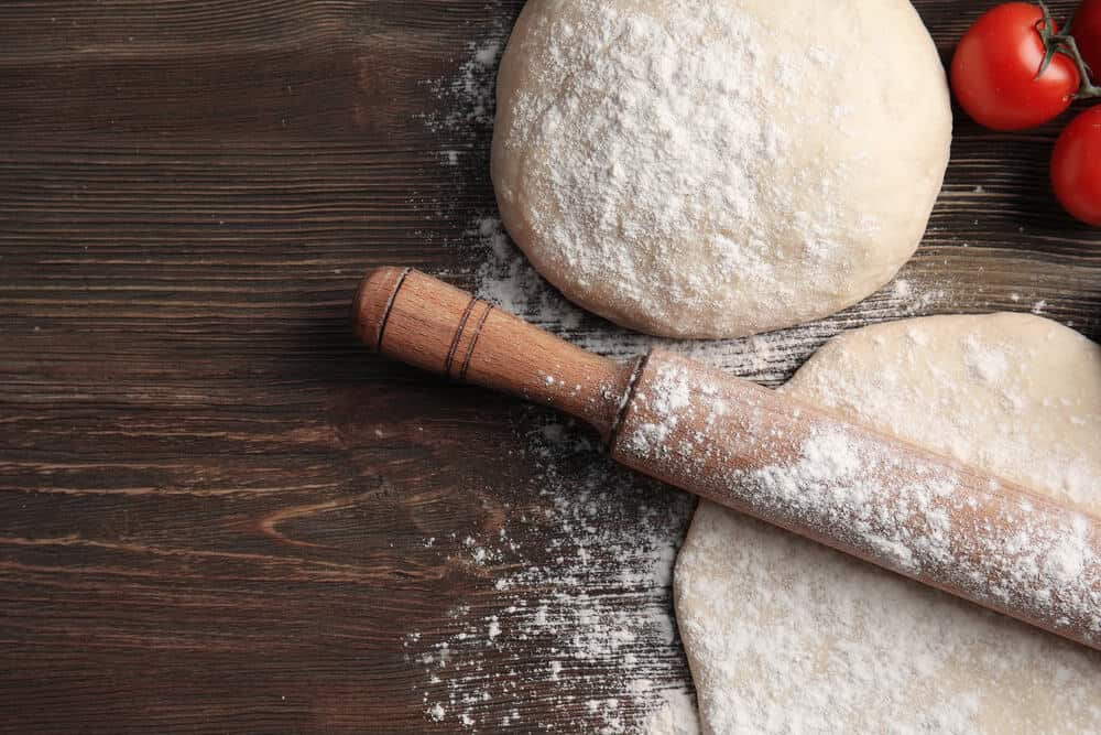 Pâtes à pizza sans levure boulangère