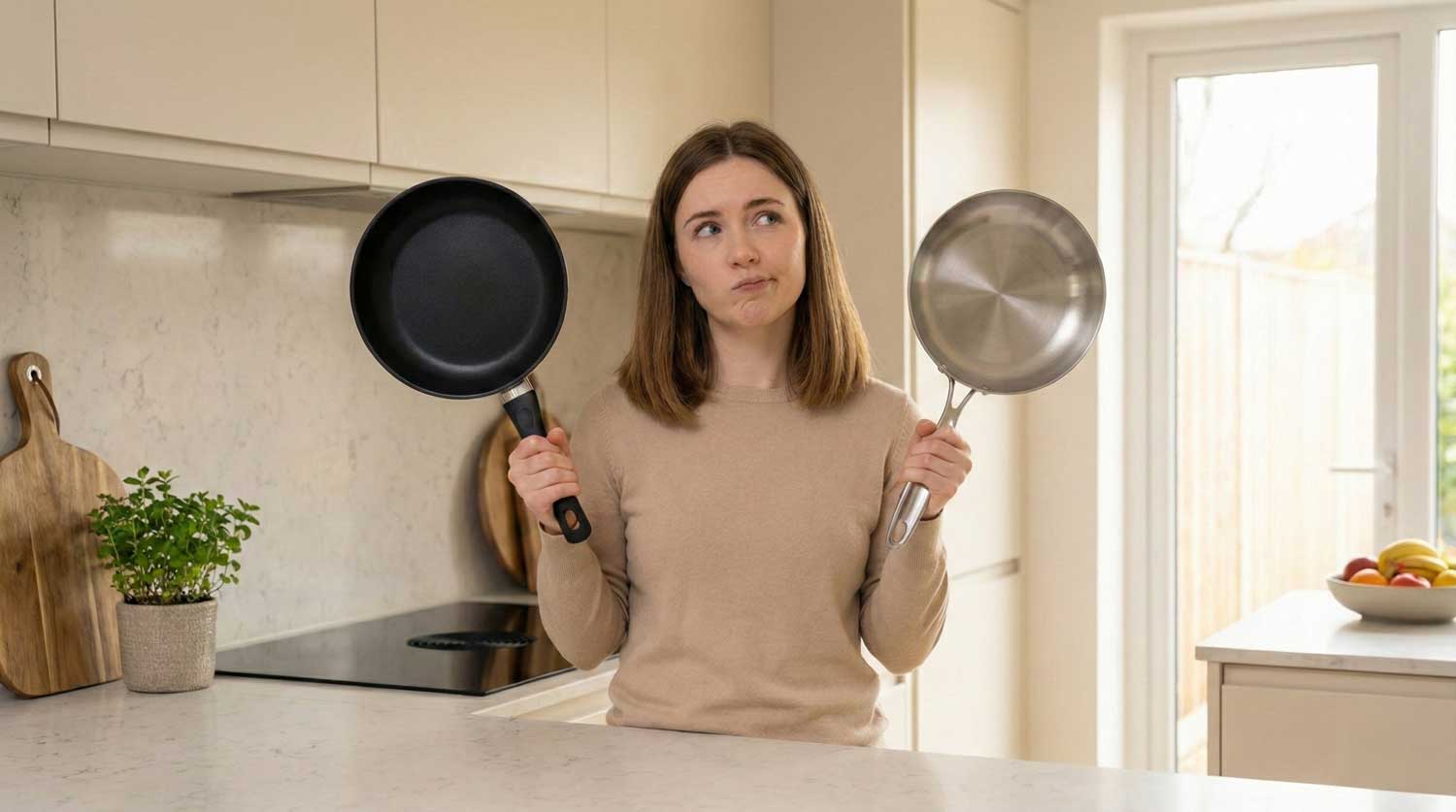 Poêle en inox ou céramique