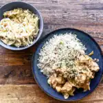 Poulet au beurre de cacahuète et lait de coco