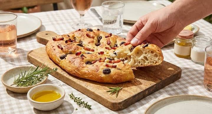 Recette de fougasse aux olives maison