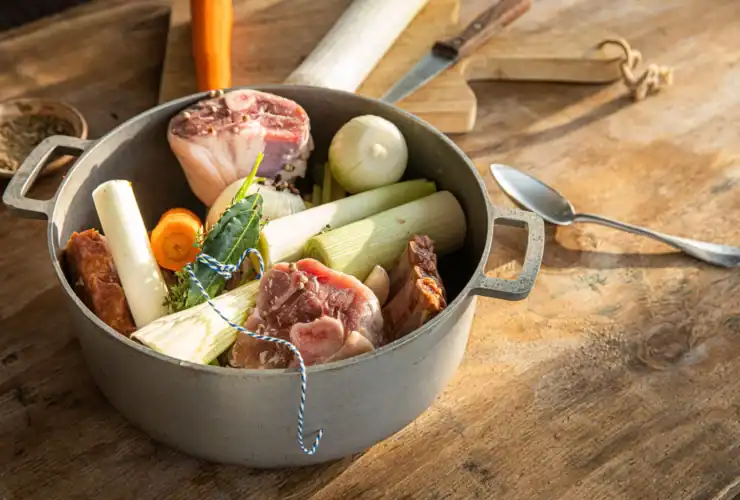 jarret de porc demi-sel