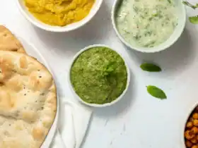 sauce à la menthe indienne 1