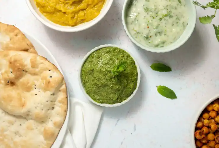 sauce à la menthe indienne 1