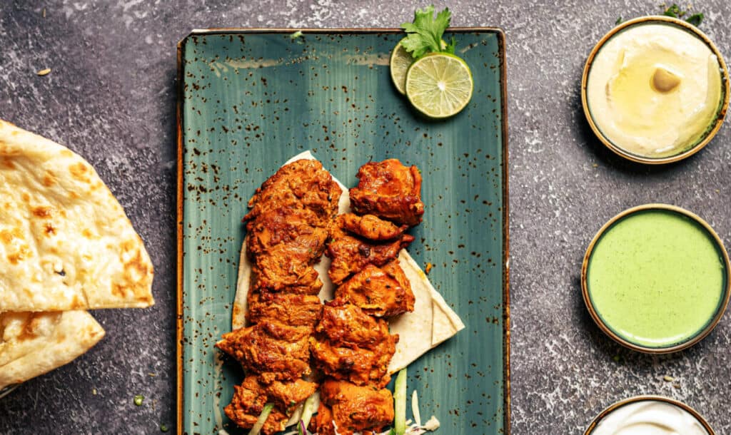 sauce à la menthe indienne variante
