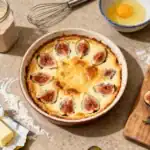 Clafoutis aux figues et poudre d'amande