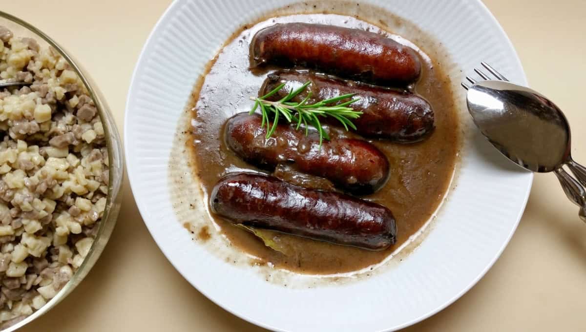 Cuisson des diots de Savoie à l'eau