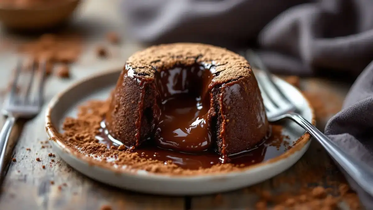 Fondant au chocolat à l'air fryer Ninja