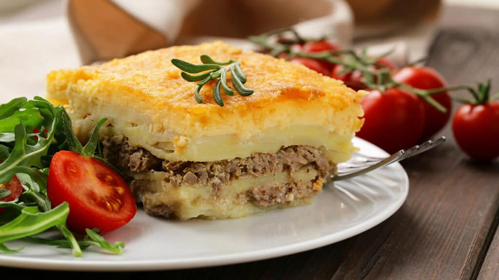 Gratin de pommes de terre à la viande hachée 1