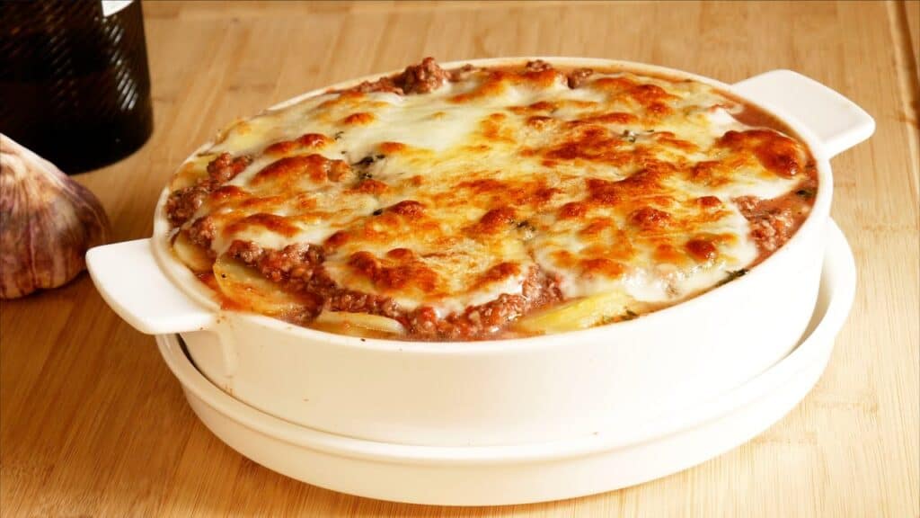 Gratin de pommes de terre à la viande hachée recette