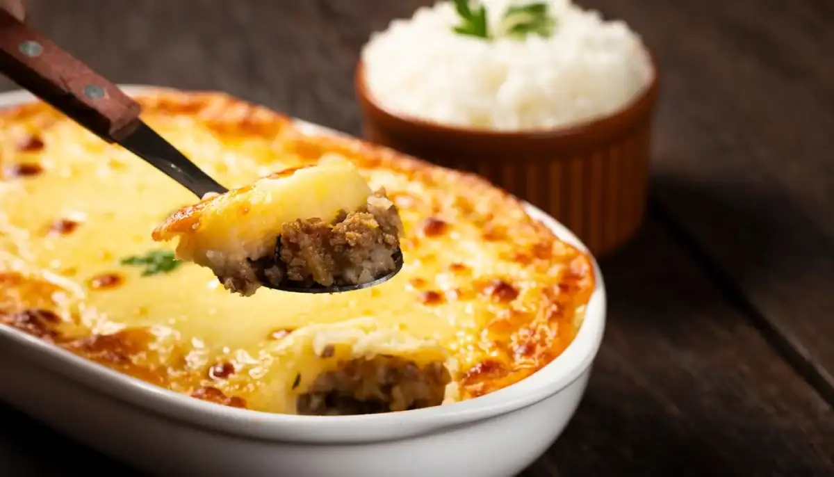 Gratin de pommes de terre à la viande hachée