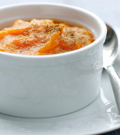 Purée de carotte au cumin
