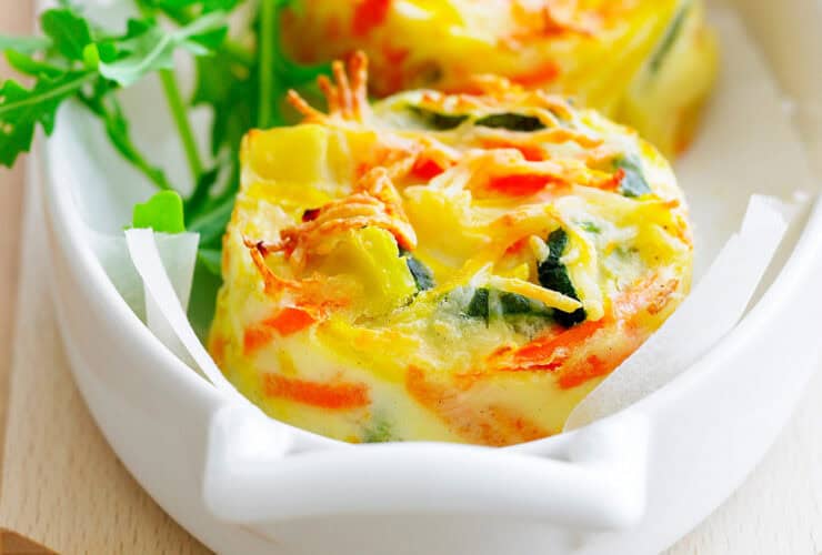 Recettes de courgettes carottes et œuf